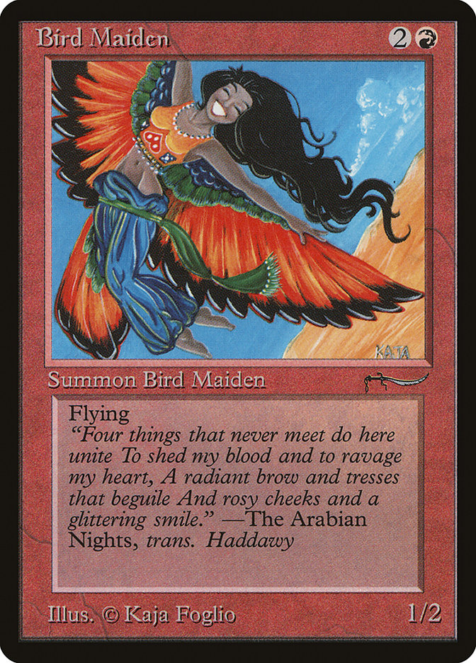 {C} Bird Maiden (Light Mana Cost) [Arabian Nights][LT ARN 037]