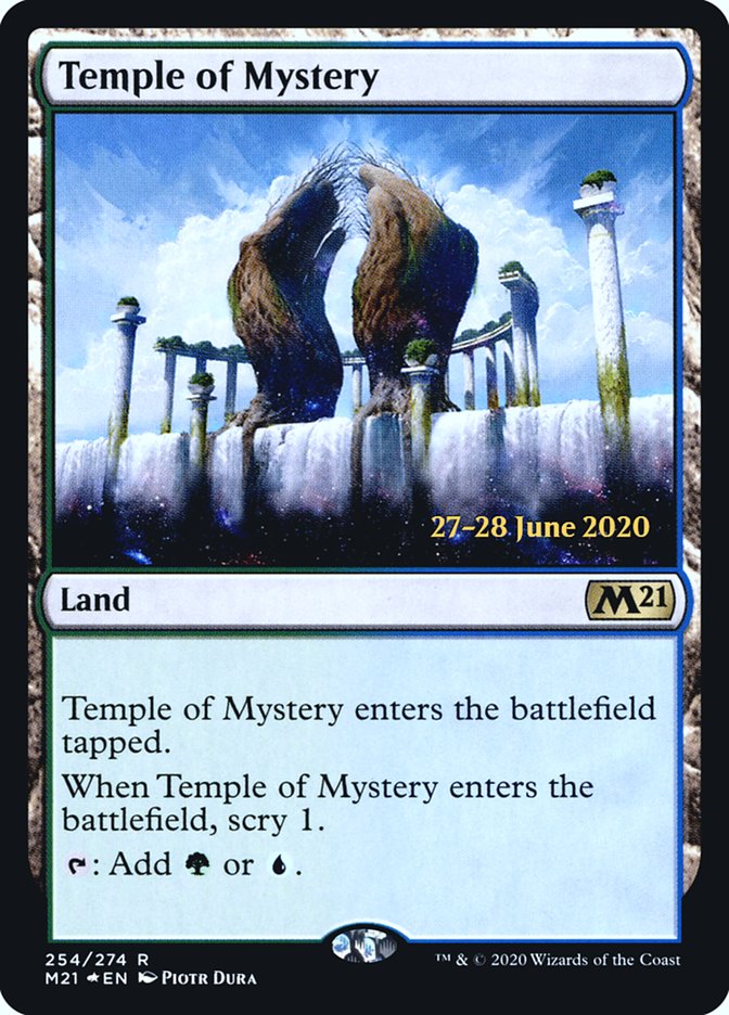 {R} Temple of Mystery [Core Set 2021 Prerelease Promos][PR M21 254]