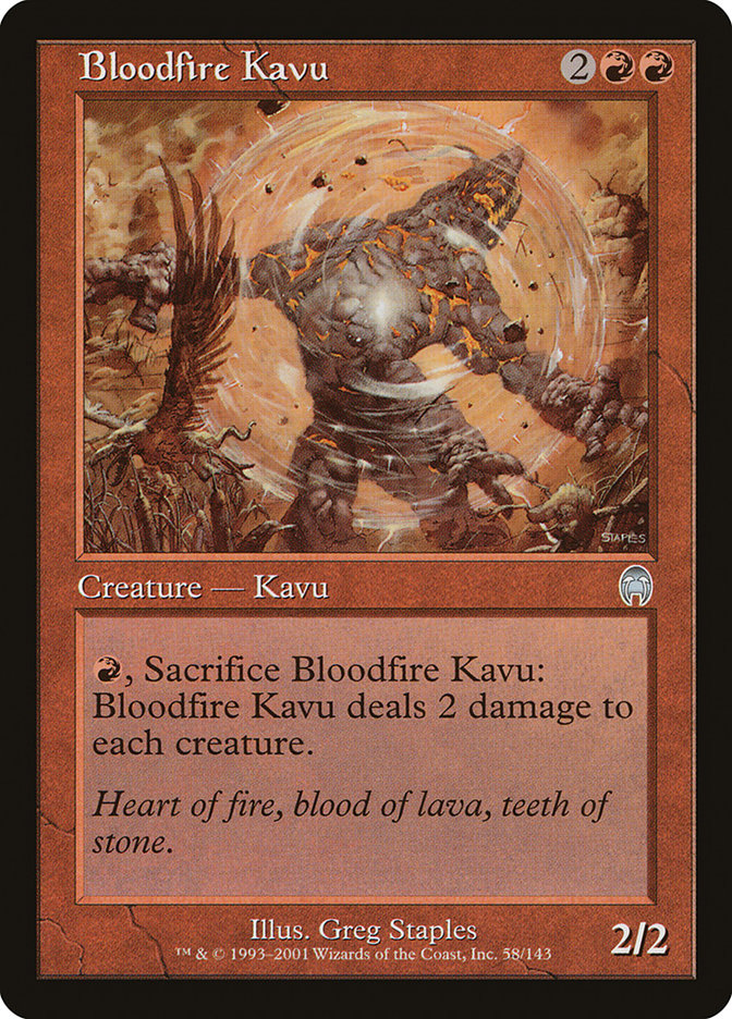 {C} Bloodfire Kavu [Apocalypse][APC 058]