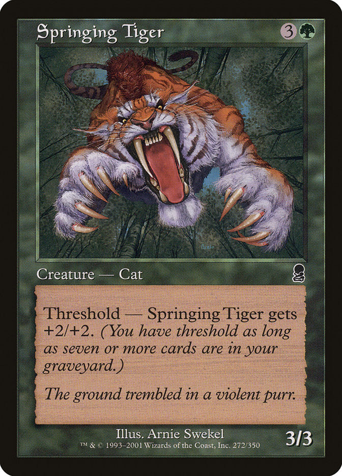 {C} Springing Tiger [Odyssey][ODY 272]