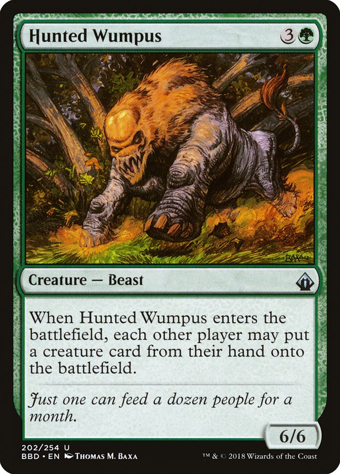 {C} Hunted Wumpus [Battlebond][BBD 202]