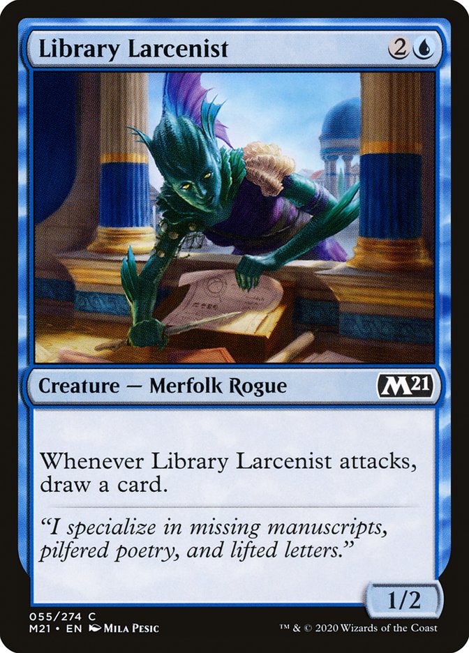 {C} Library Larcenist [Core Set 2021][M21 055]