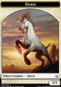{T} Horse // Zombie Double-sided Token [Hour of Devastation Tokens][THOU 010]