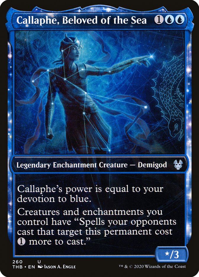 {C} Callaphe, Beloved of the Sea (Showcase) [Theros Beyond Death][THB 260]