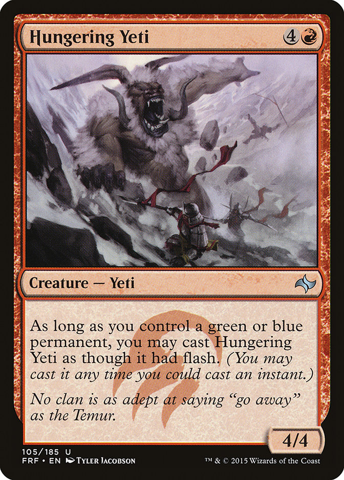 {C} Hungering Yeti [Fate Reforged][FRF 105]