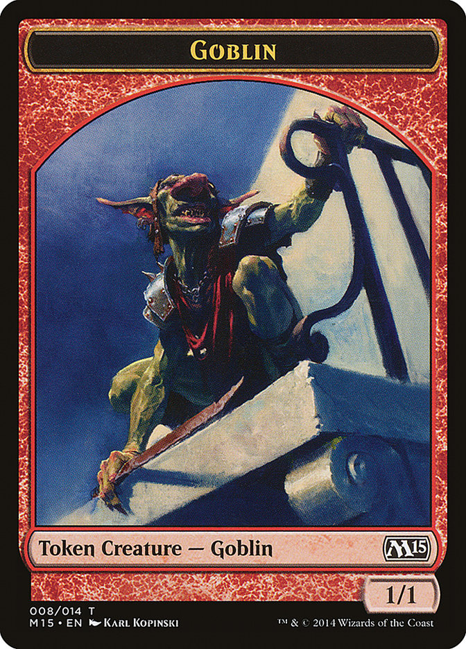 {T} Goblin Token [Magic 2015 Tokens][TM15 008]