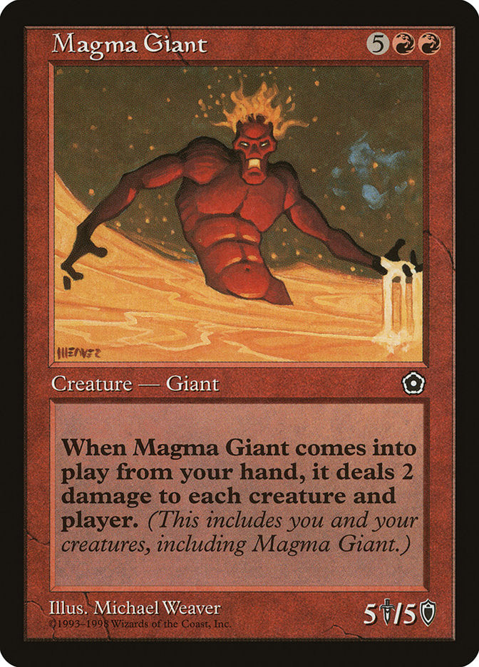 {R} Magma Giant [Portal Second Age][PO2 108]