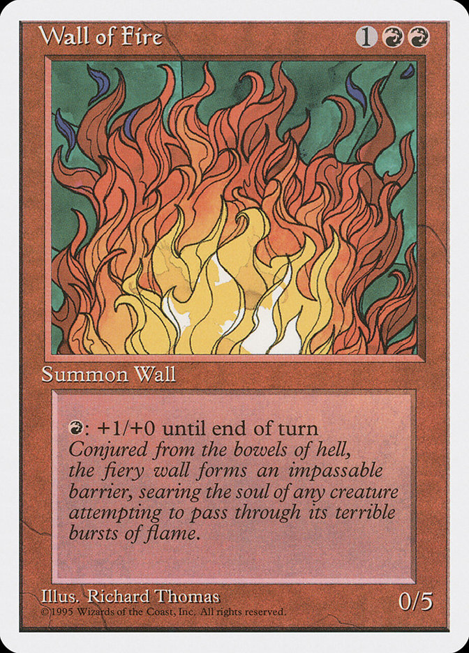 {C} Wall of Fire [Fourth Edition][4ED 230]