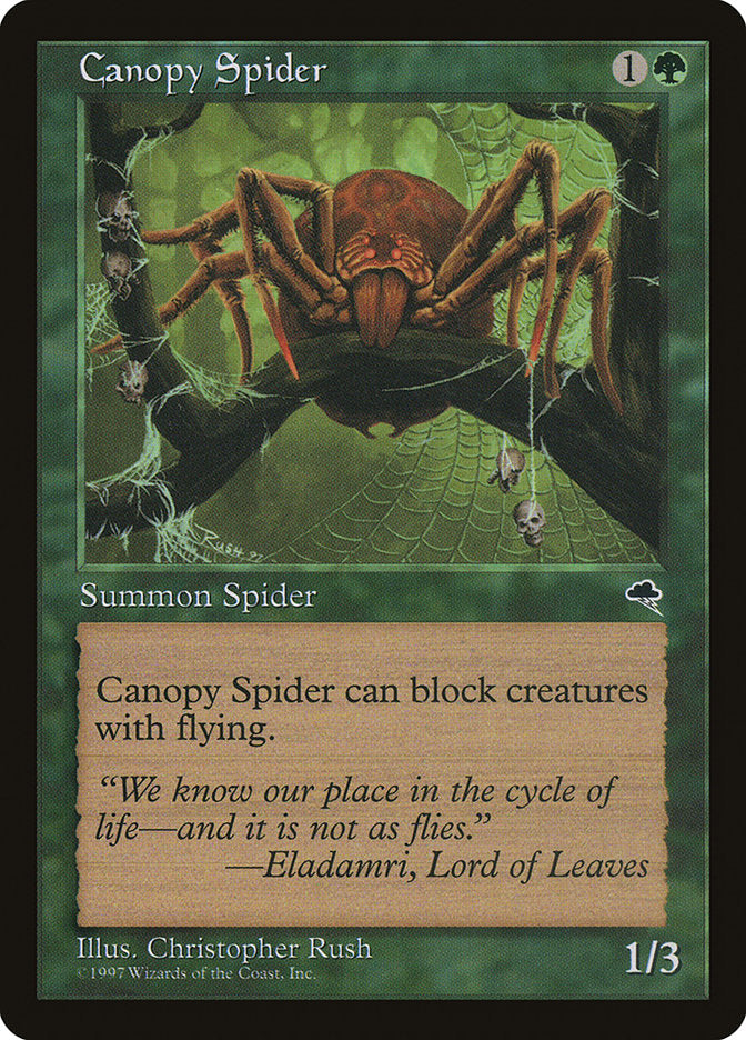 {C} Canopy Spider [Tempest][TMP 217]