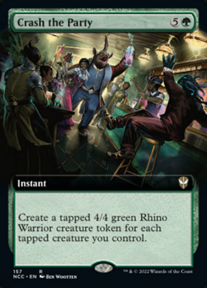 {R} Crash the Party (Extended Art) [Streets of New Capenna Commander][NCC 157]