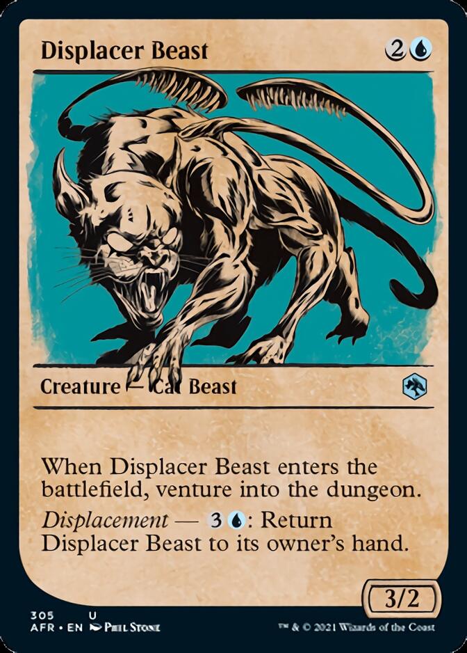 {C} Displacer Beast (Showcase) [Dungeons & Dragons: Adventures in the Forgotten Realms][AFR 305]