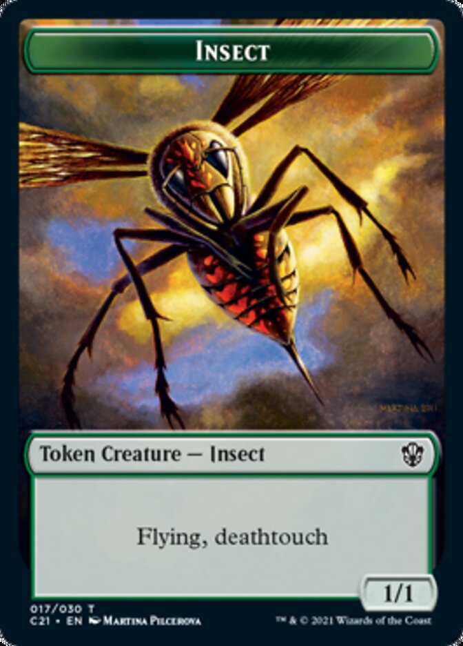 {T} Beast (011) // Insect Token [Commander 2021 Tokens][TC21 011]