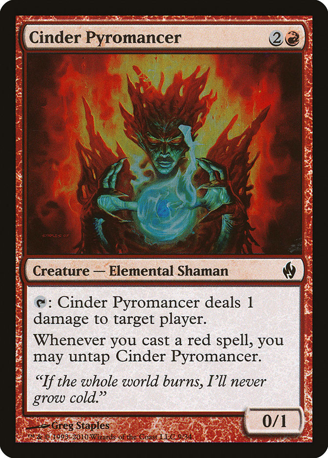 {C} Cinder Pyromancer [Premium Deck Series: Fire and Lightning][PD2 009]