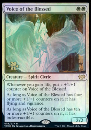 {@R} Voice of the Blessed [Innistrad: Crimson Vow Prerelease Promos][PR VOW 044]