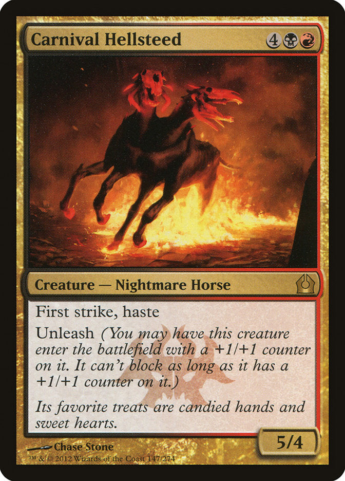 {R} Carnival Hellsteed [Return to Ravnica][RTR 147]
