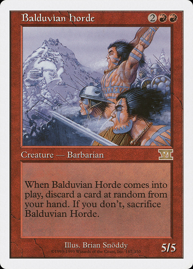 {R} Balduvian Horde [Classic Sixth Edition][6ED 167]