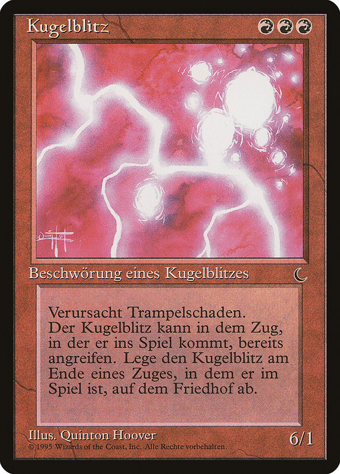 {C} Ball Lightning (German) - "Kugelblitz" [Renaissance][REN 073]