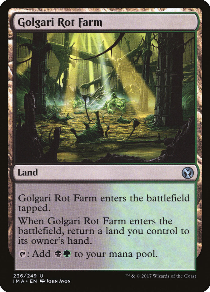 {C} Golgari Rot Farm [Iconic Masters][IMA 236]