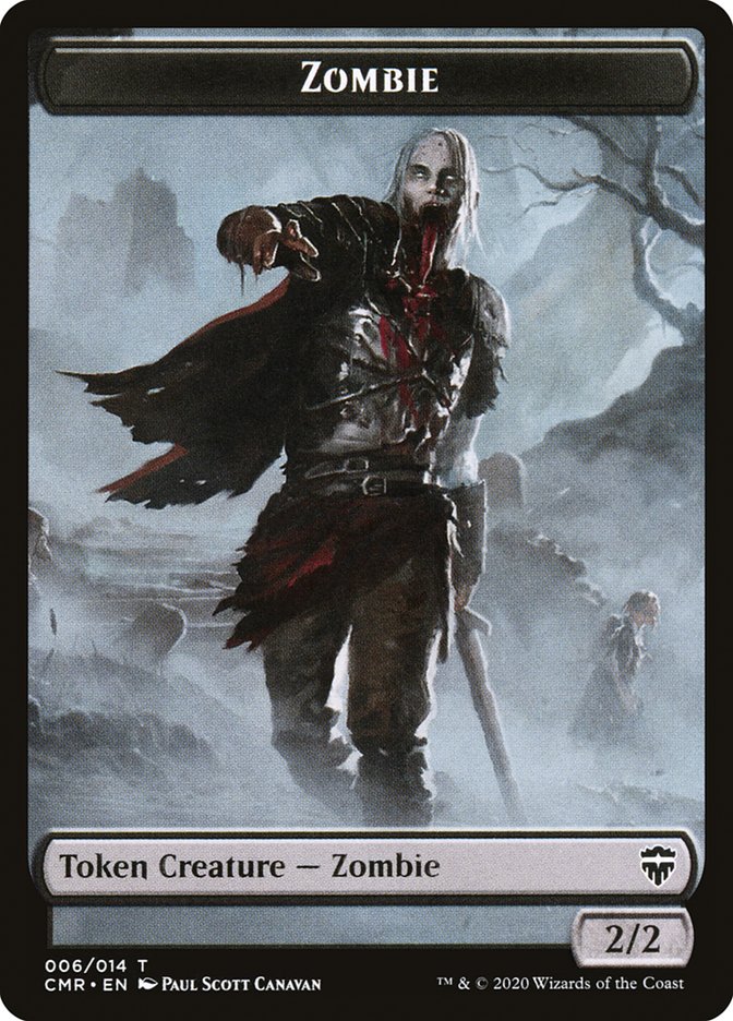 {T} Horror // Zombie Token [Commander Legends Tokens][TCMR 010]