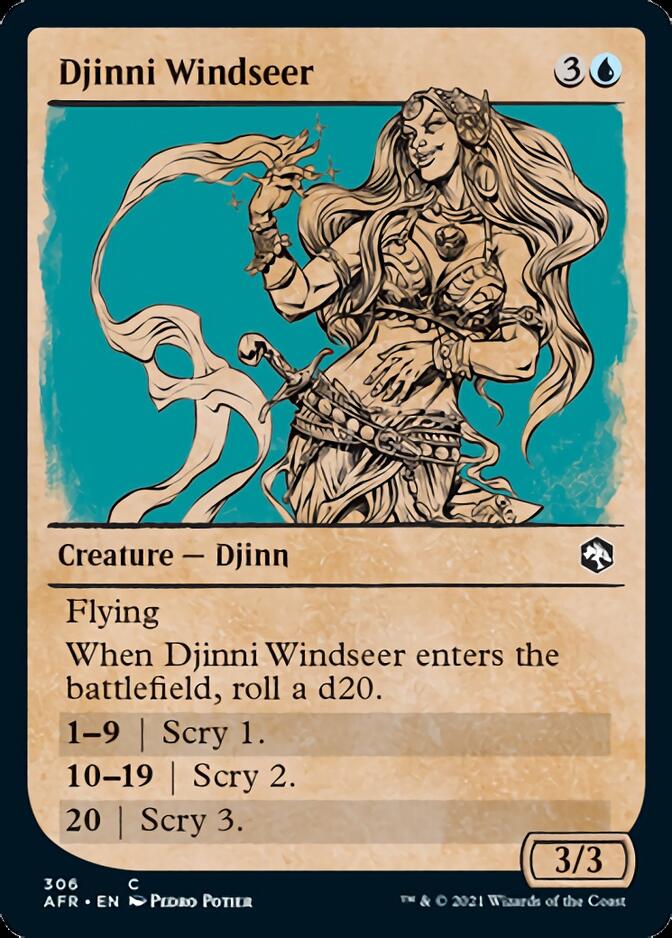 {C} Djinni Windseer (Showcase) [Dungeons & Dragons: Adventures in the Forgotten Realms][AFR 306]