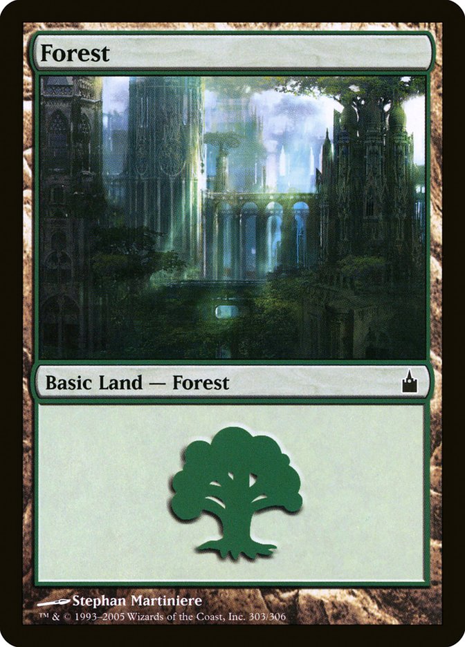 {B}[RAV 303] Forest (303) [Ravnica: City of Guilds]