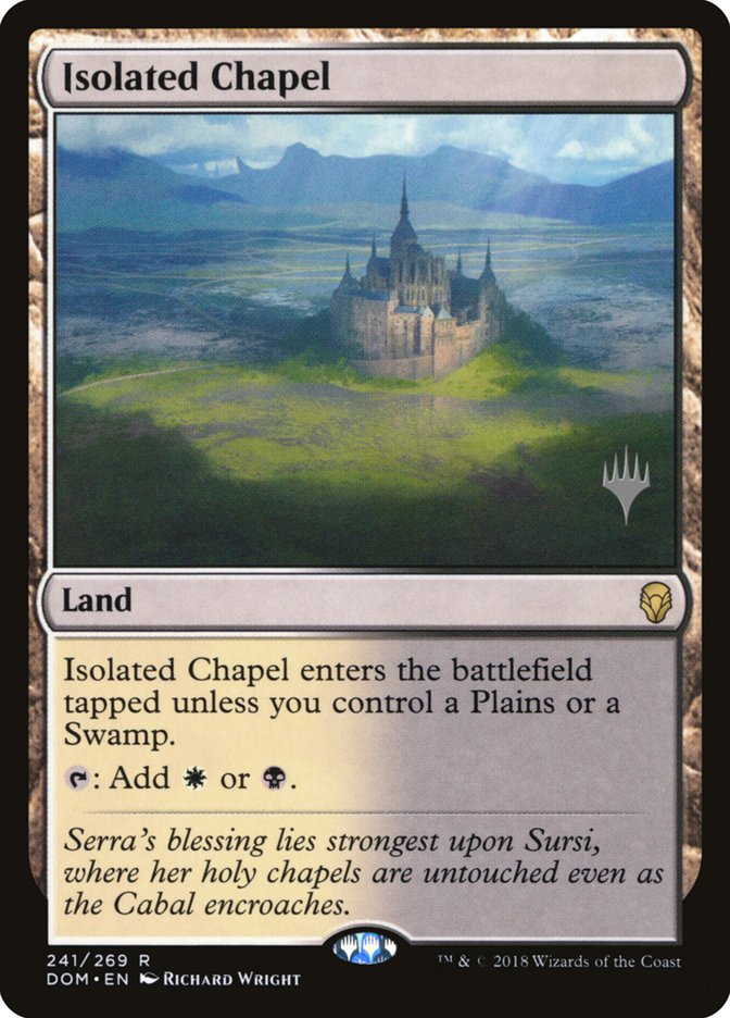 {R} Isolated Chapel (Promo Pack) [Dominaria Promos][PP DOM 241]