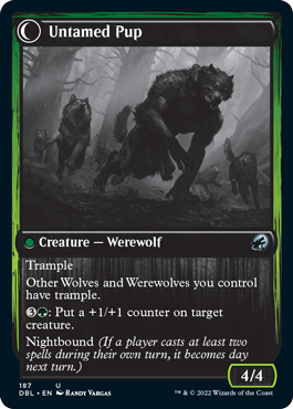 {@C} Hound Tamer // Untamed Pup [Innistrad: Double Feature][DBL 187]