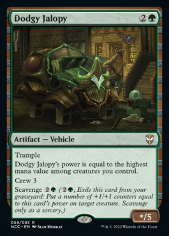 {R} Dodgy Jalopy [Streets of New Capenna Commander][NCC 058]