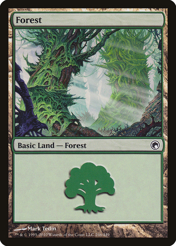 {B}[SOM 246] Forest (246) [Scars of Mirrodin]