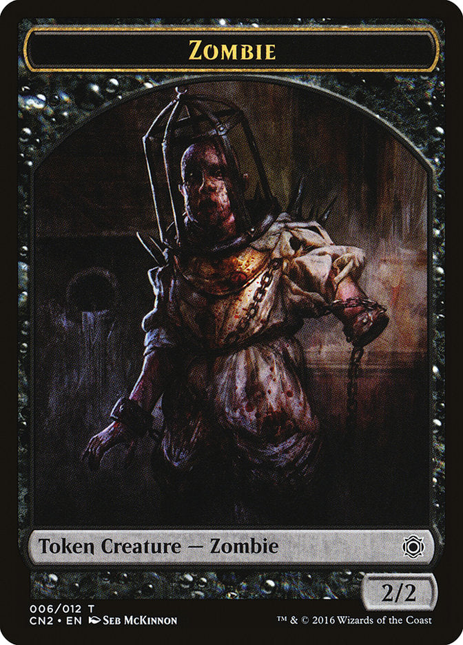 {T} Zombie Token [Conspiracy: Take the Crown Tokens][TCN2 006]