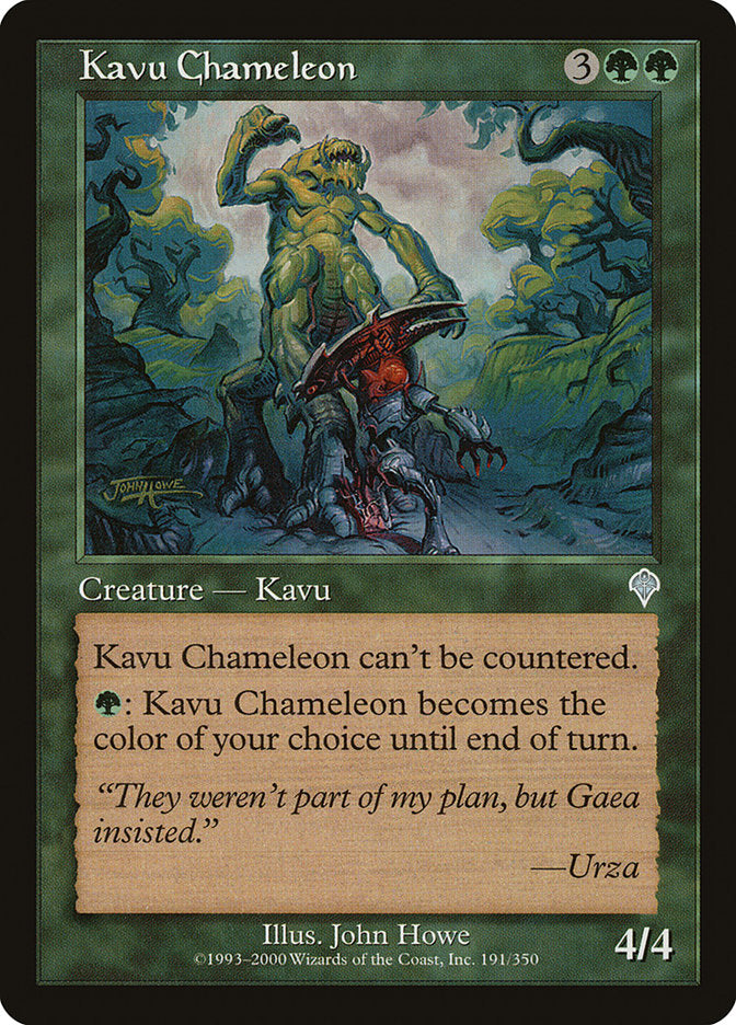 {C} Kavu Chameleon [Invasion][INV 191]