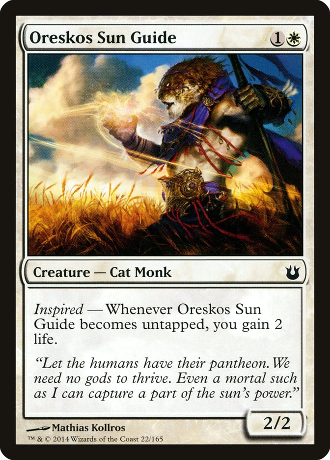 {C} Oreskos Sun Guide [Born of the Gods][BNG 022]