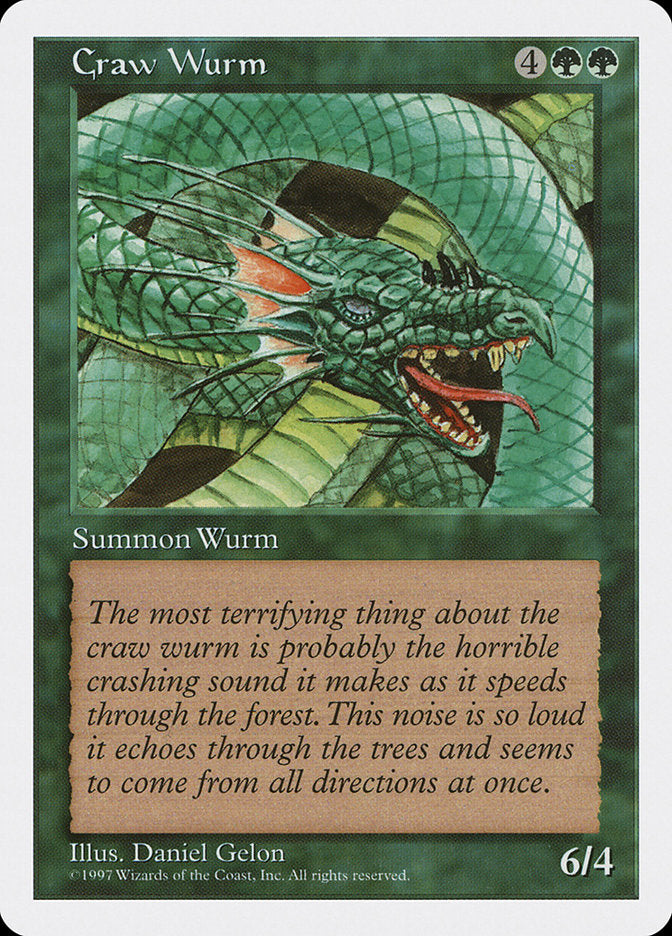 {C} Craw Wurm [Fifth Edition][5ED 286]