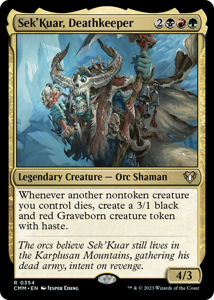 {R} Sek'Kuar, Deathkeeper [Commander Masters][CMM 354]