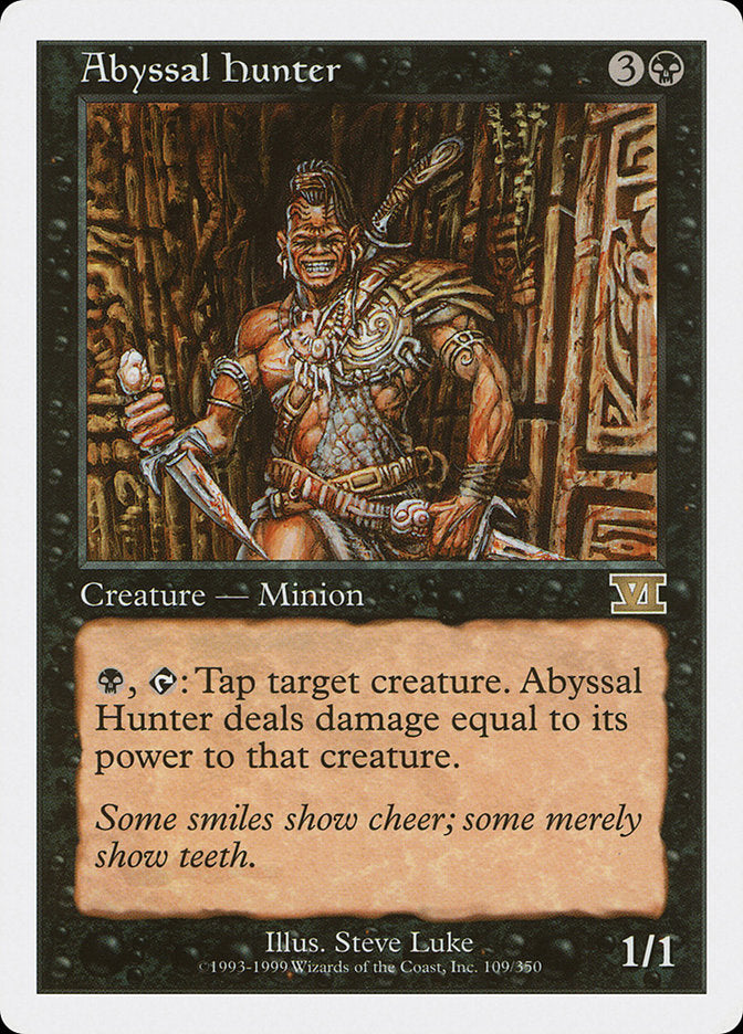 {R} Abyssal Hunter [Classic Sixth Edition][6ED 109]