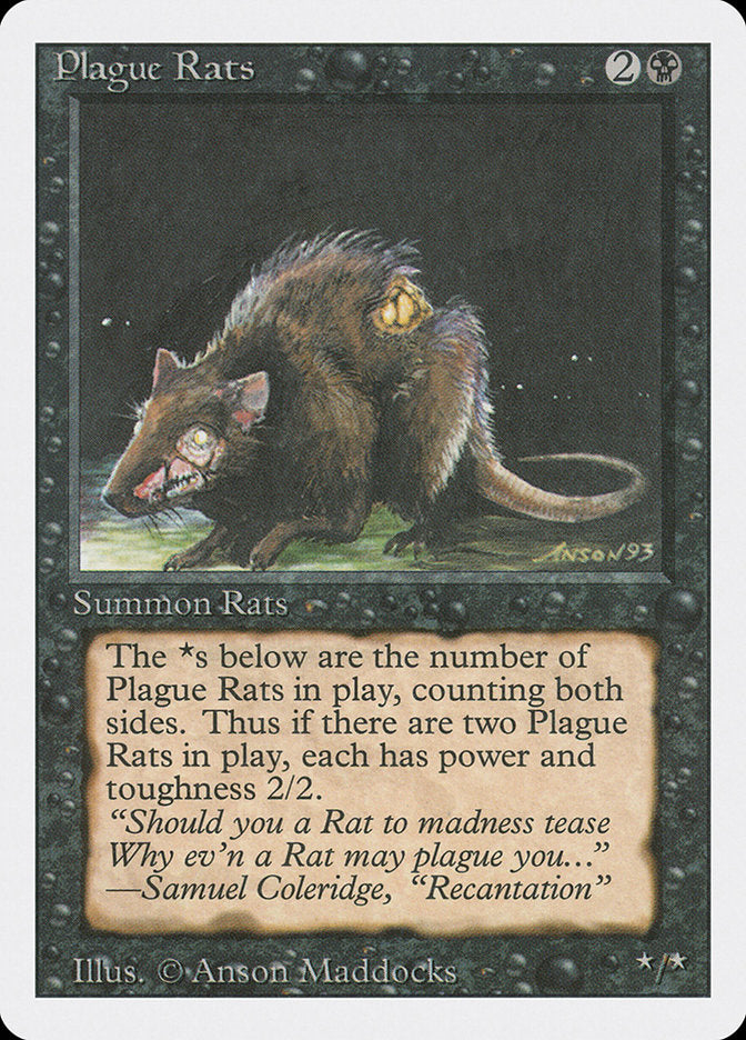 {C} Plague Rats [Revised Edition][3ED 123]