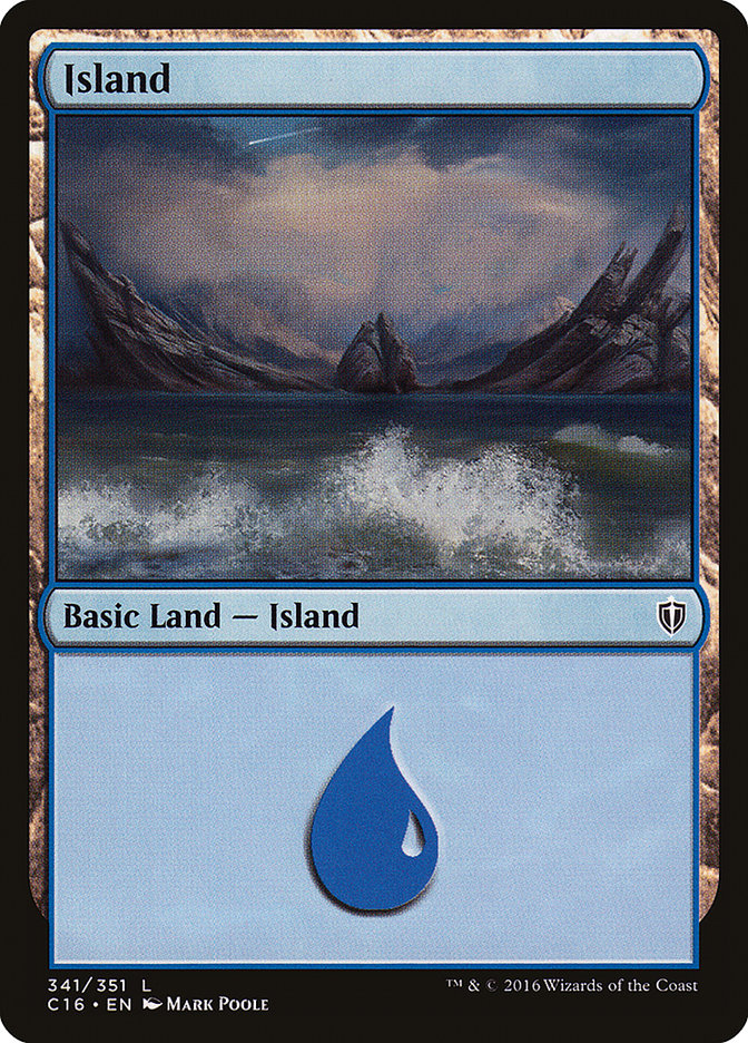 {B}[C16 341] Island (341) [Commander 2016]