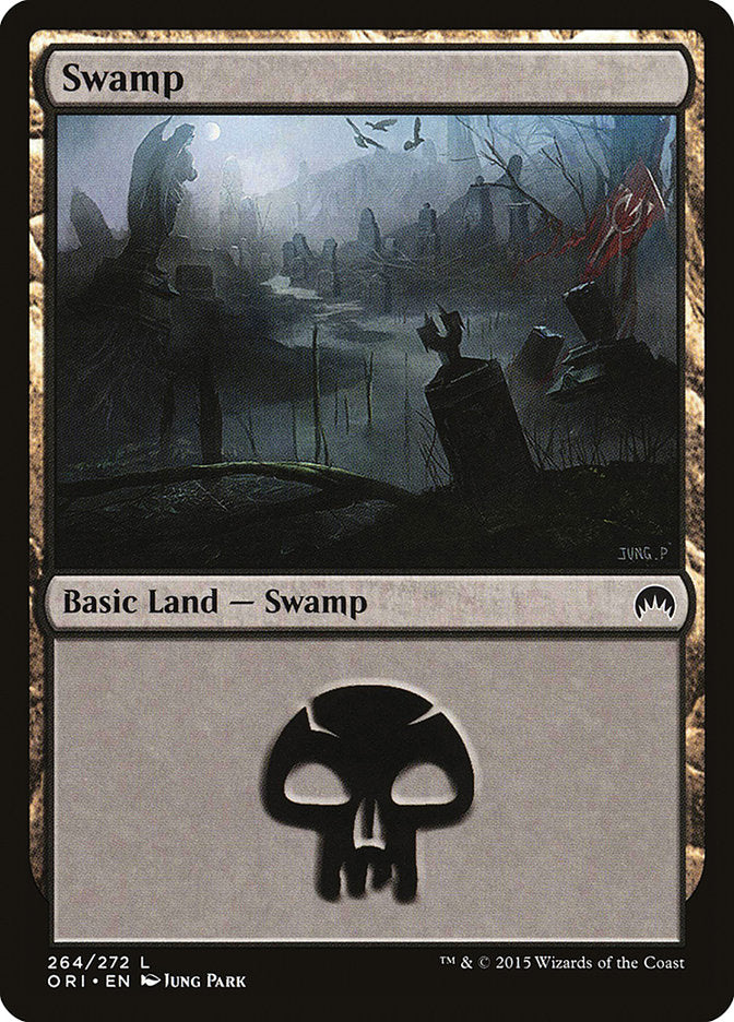 {B}[ORI 264] Swamp (264) [Magic Origins]