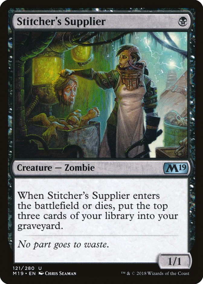 {C} Stitcher's Supplier [Core Set 2019][M19 121]