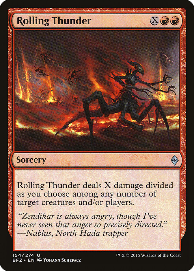 {C} Rolling Thunder [Battle for Zendikar][BFZ 154]