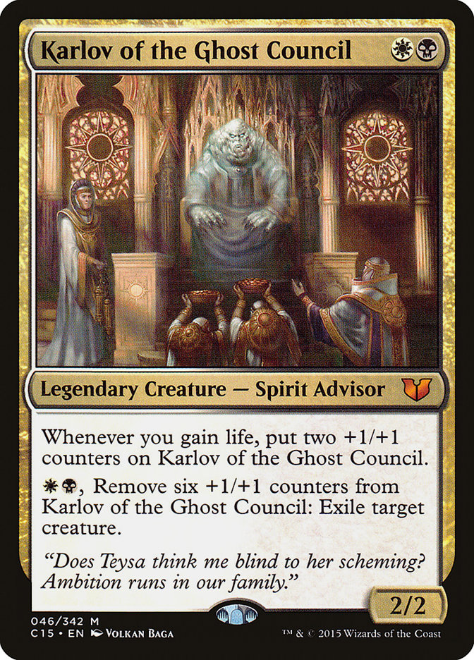 {R} Karlov of the Ghost Council [Commander 2015][C15 046]