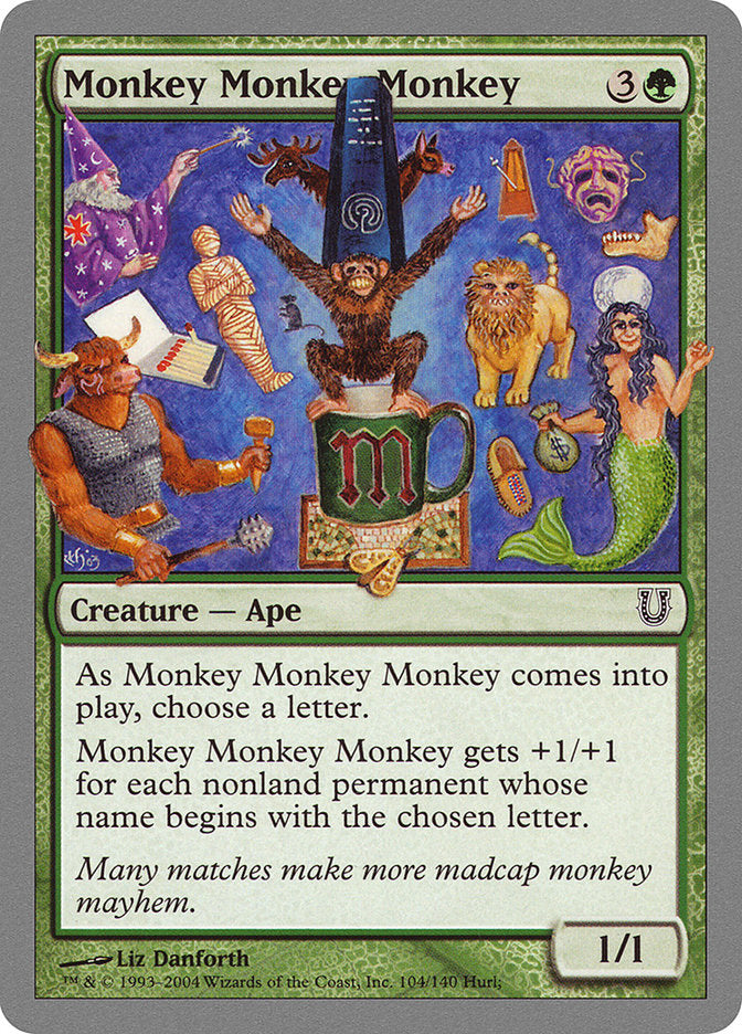 {C} Monkey Monkey Monkey [Unhinged][UNH 104]