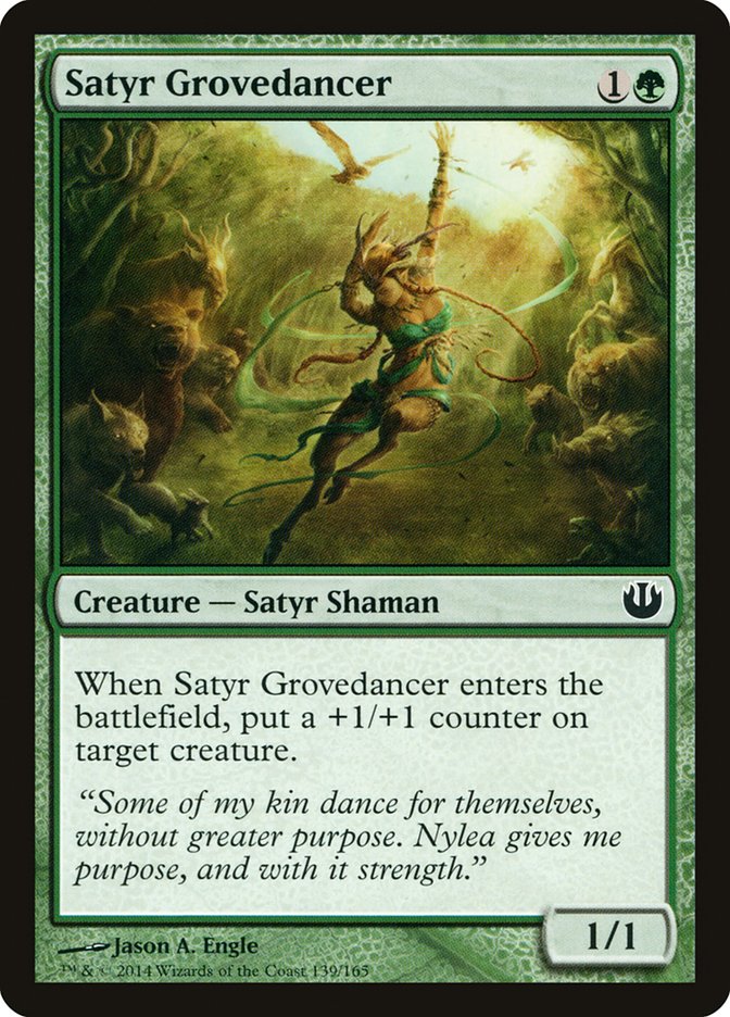 {C} Satyr Grovedancer [Journey into Nyx][JOU 139]