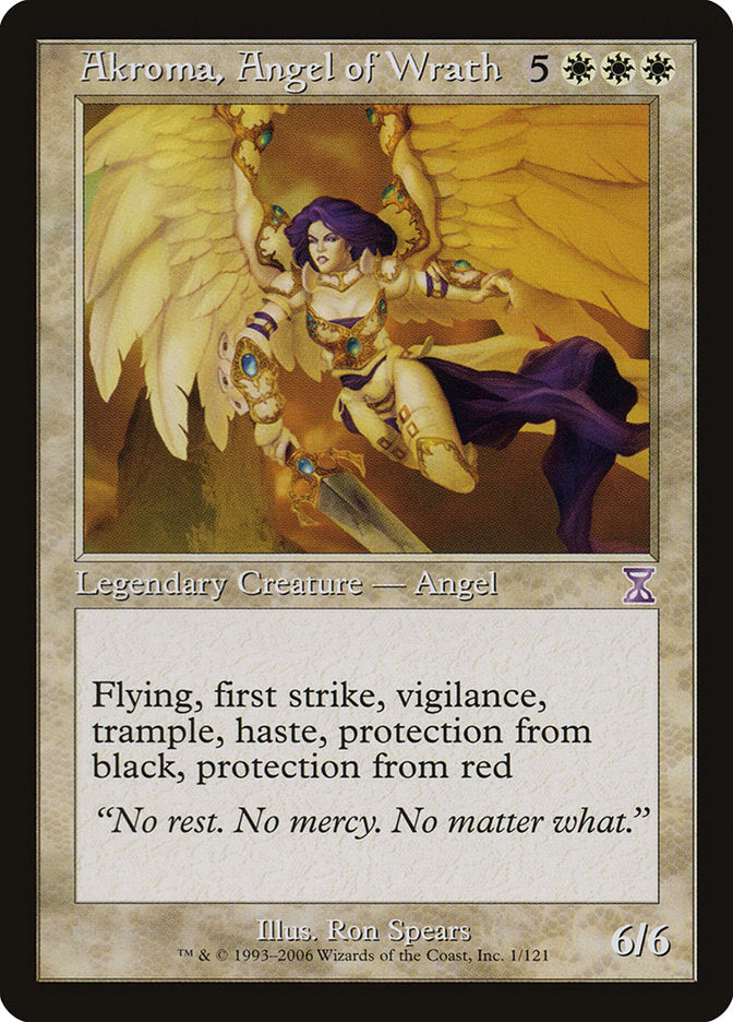 {R} Akroma, Angel of Wrath [Time Spiral Timeshifted][TSB 001]