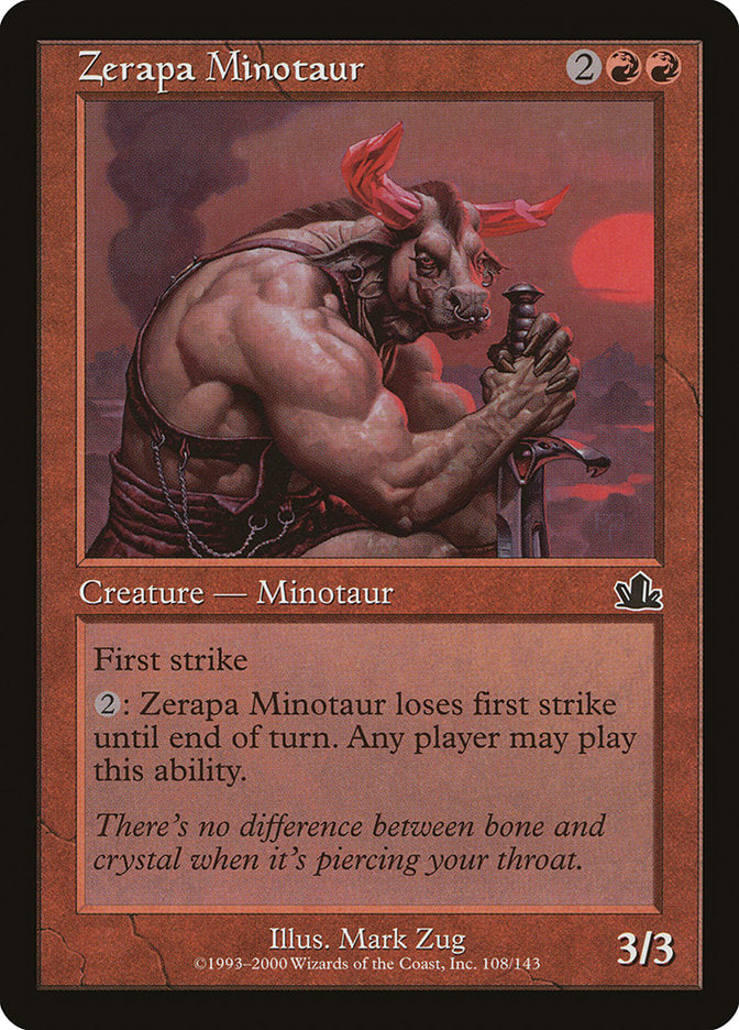 {C} Zerapa Minotaur [Prophecy][PCY 108]