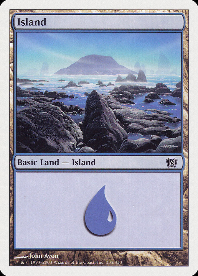 {B}[8ED 335] Island (335) [Eighth Edition]