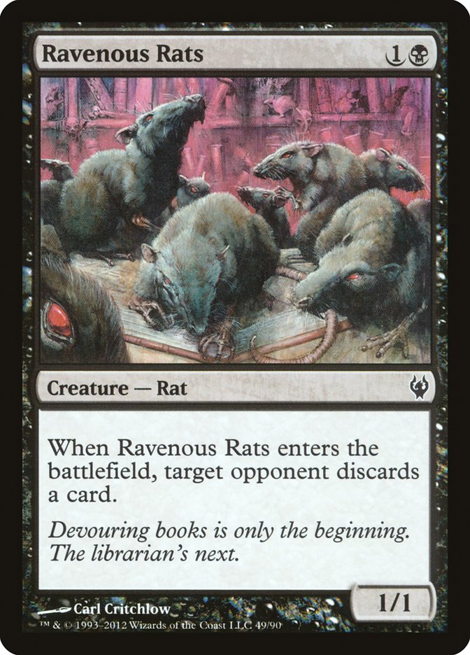 {C} Ravenous Rats [Duel Decks: Izzet vs. Golgari][DDJ 049]