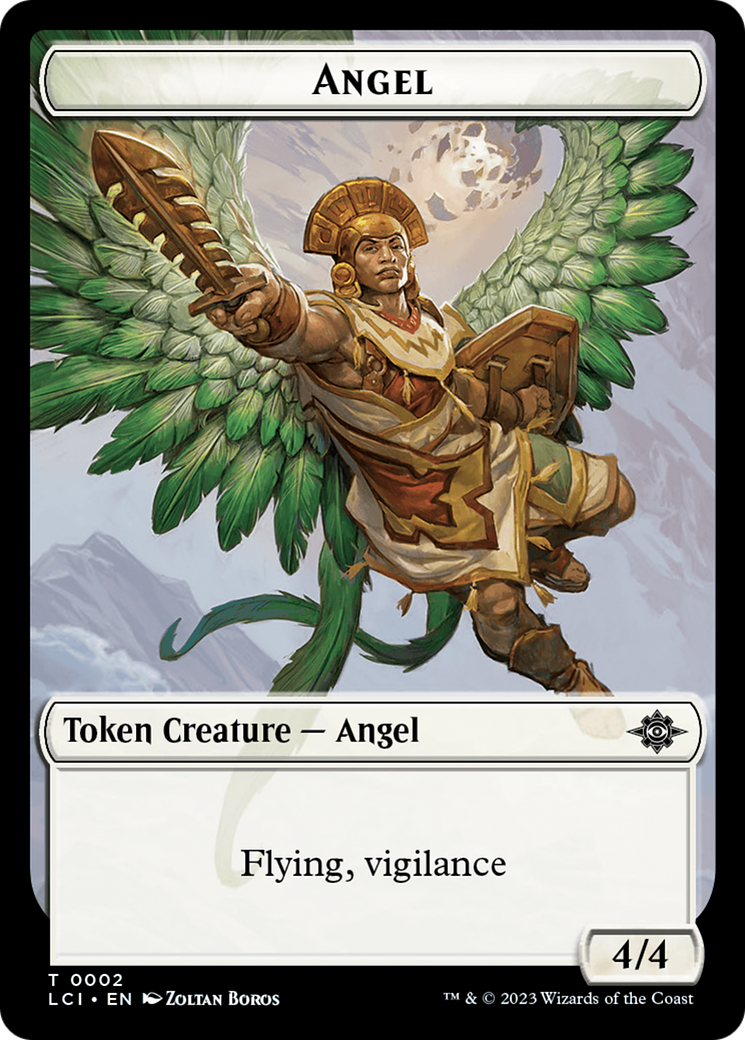 {T} Copy // Angel Double-Sided Token [The Lost Caverns of Ixalan Tokens][TLCI 1//2]
