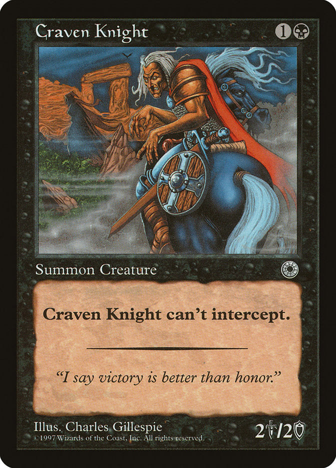 {C} Craven Knight [Portal][POR 085]
