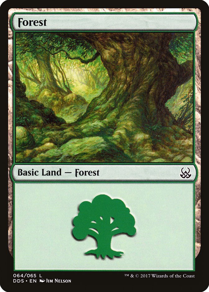 {B}[DDS 064] Forest (64) [Duel Decks: Mind vs. Might]